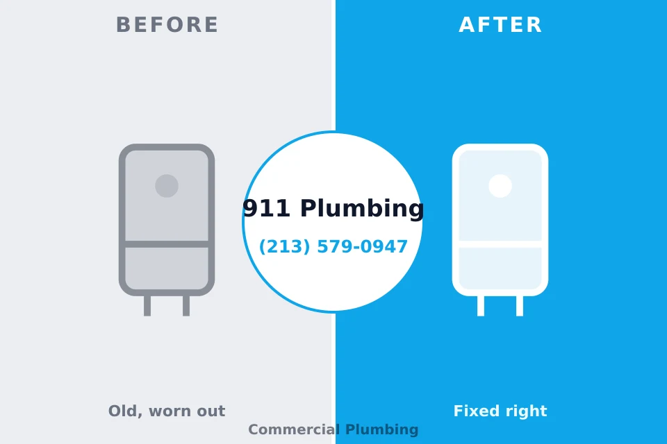 Before and after: plumbing repair North Perry, OH
